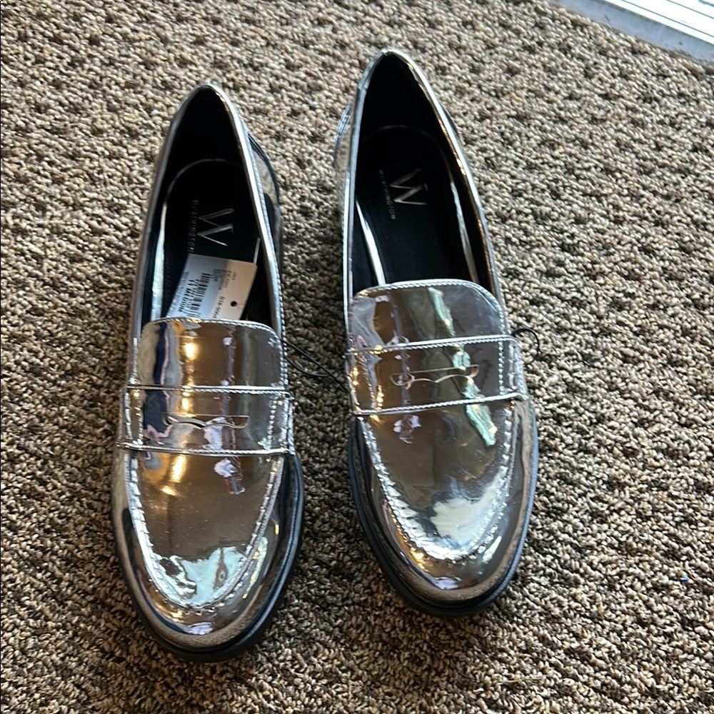 Worthington Silver Loafers